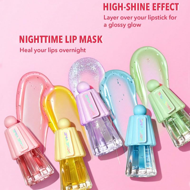 Hydrating Lip Glow Oil - Moisturizing Plumping Lip Gloss