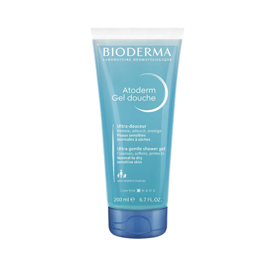 Bioderma Atoderm Shower Gel - Moisturizing Body and Face Wash, 6.67 Fl Oz