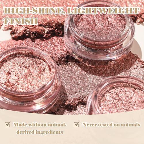 Wink Perfect Jelly Cream Eyeshadow ? High-Shine Shimmer, Buildable & Long-Lasting, Lightweight Cream-to-Powder Eye Shadow, Vegan & Cruelty-Free (04 Moonlight Mauve, 0.18 oz / 5.1 g(PACK OF 1))