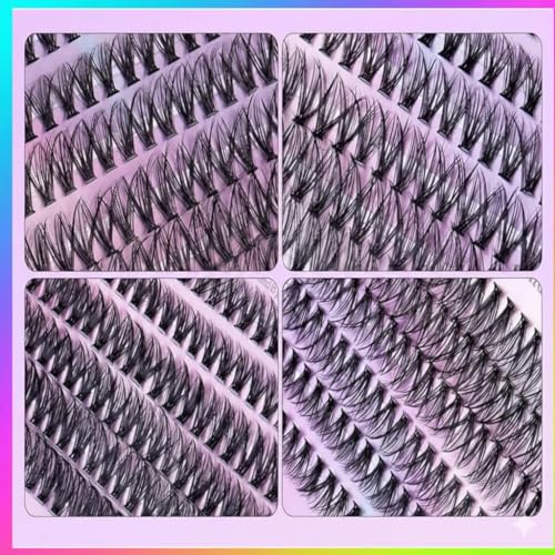 DIY Cluster Lashes 240pcs - Natural Lash Extensions Kit