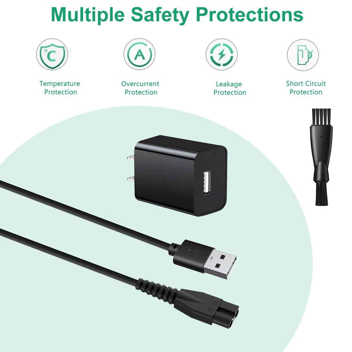 Replacement Charger for Limural Hair Clippers, Trimmer Charger Cord Compatible with Limural Electric Shavers for Men