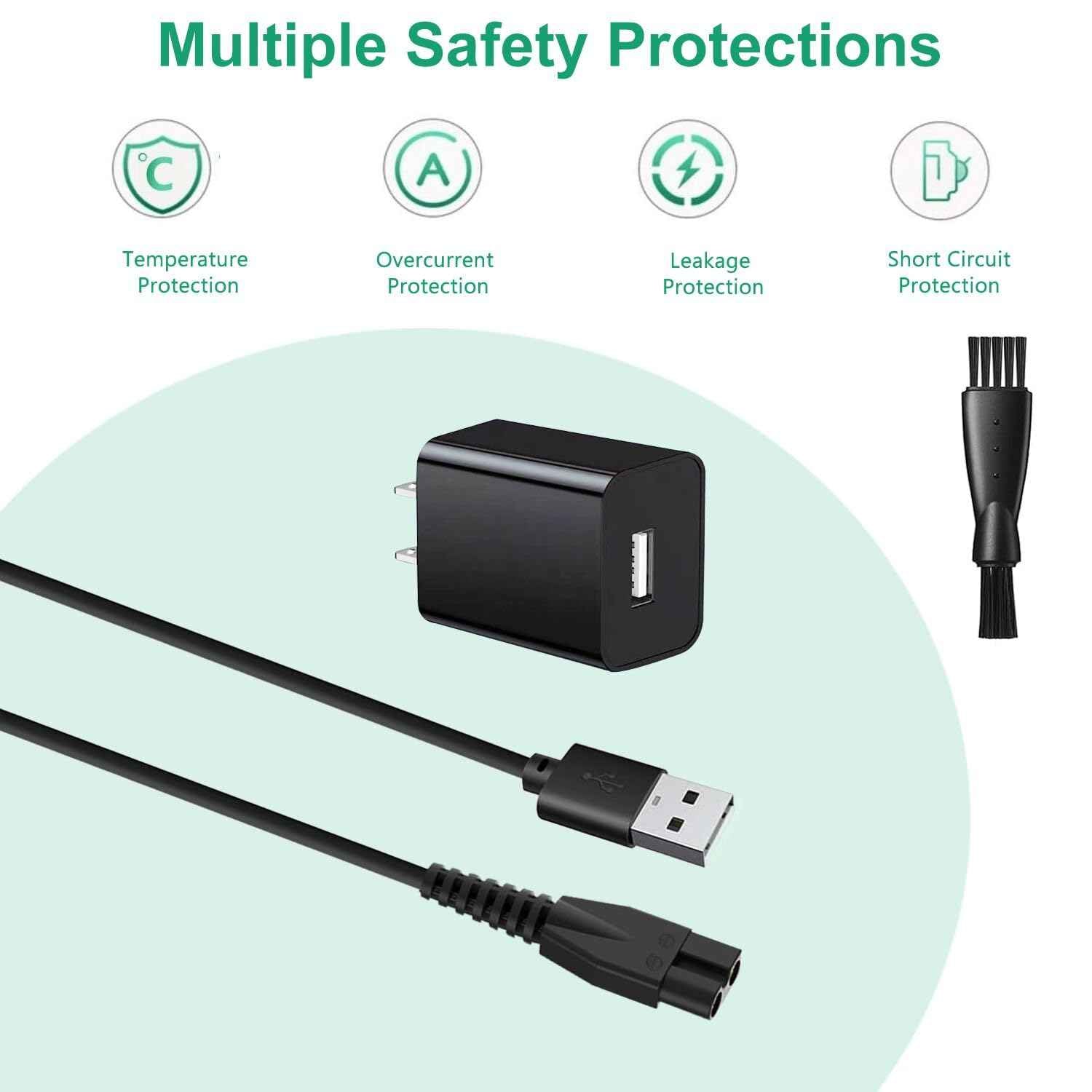 Replacement Charger for Limural Hair Clippers, Trimmer Charger Cord Compatible with Limural Electric Shavers for Men