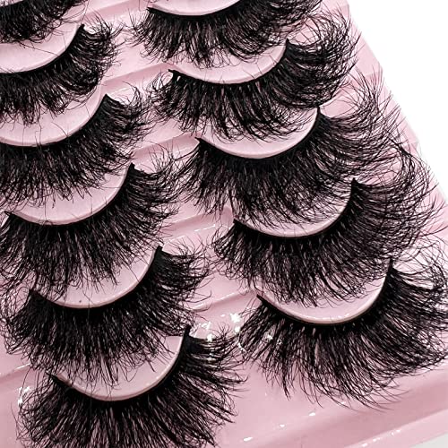 Mink Lashes 20mm Fluffy Wispy 3D False Eyelashes