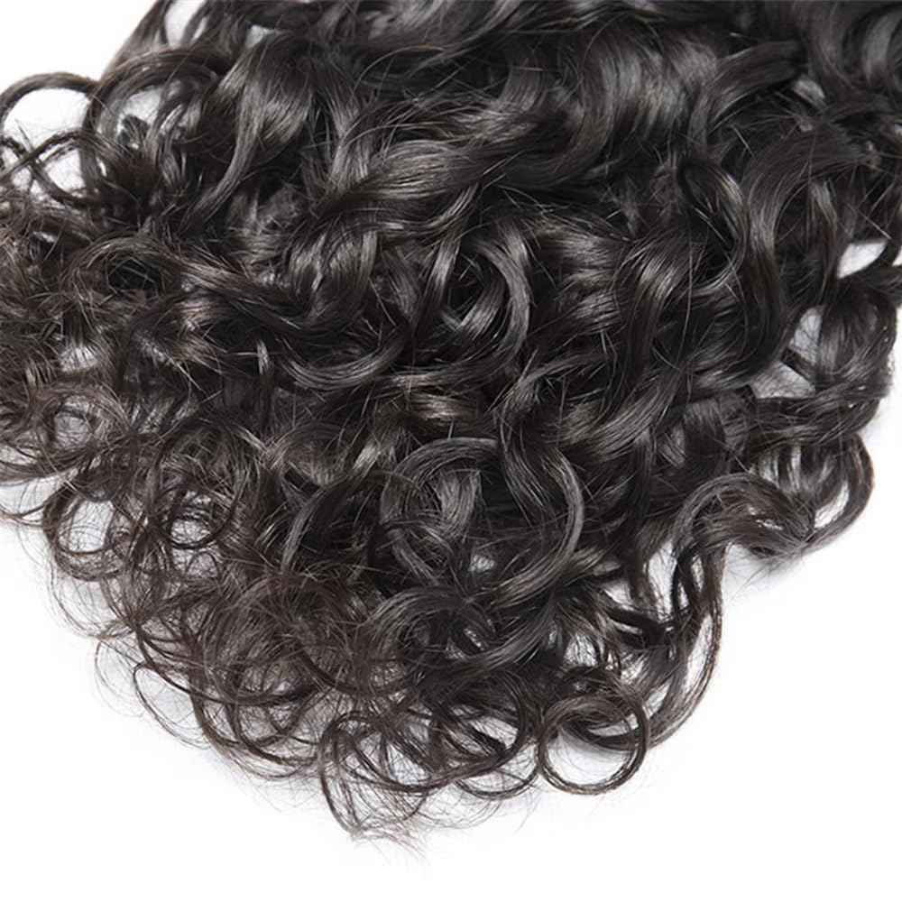Human Hair Bundles Human Hair Water Wave Bundles 14 16 18 inch Wet and Wavy Bundle Quick Weave Extensions 150g