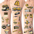 Hip Hop Temporary Tattoos 144pc Sheet Set