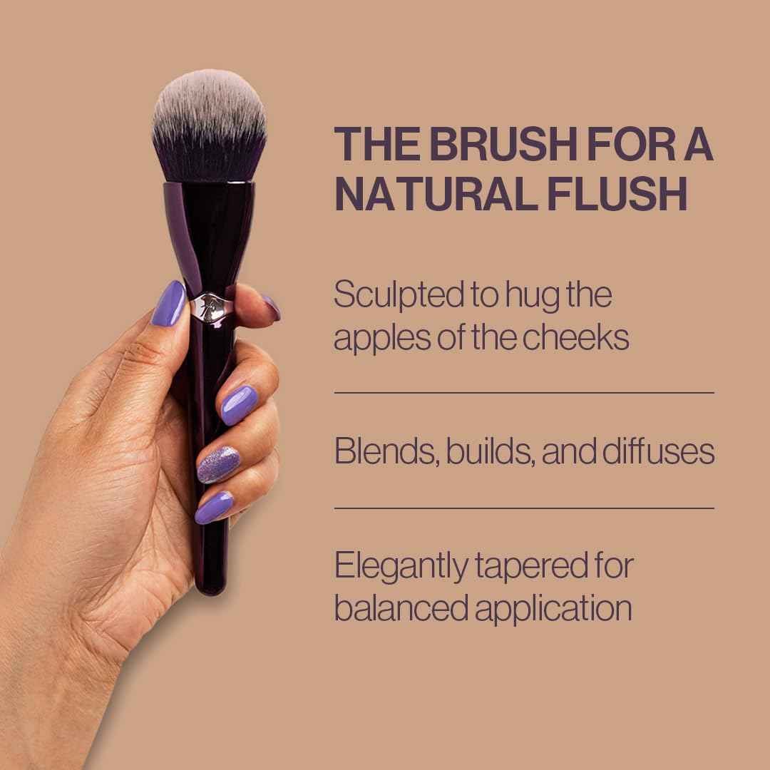 Anisa Beauty Multi-Powder Blush Brush for Flawless Powder Application - Soft Vegan Fibers - Ideal for all powder blush formulas - Cruelty-Free Makeup Tool