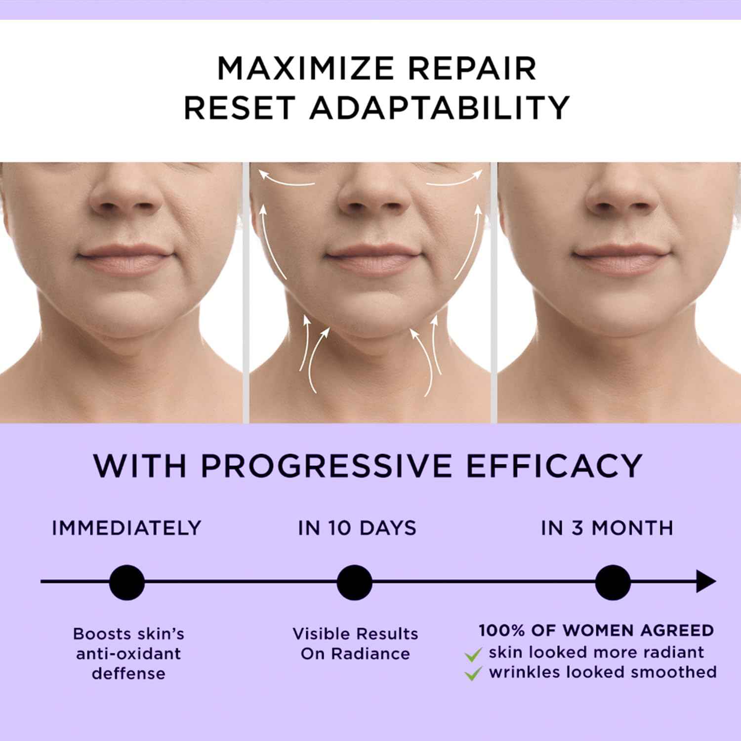 DERPHEA Neck Cream For Tightening And Firming: Advanced Neck Tightening Cream - Tighten And Lift Neck Cream For Wrinkle & Fine lines - Loose & Sagging Skin On Face, Neck, Chest & Decollete - 3.4 Oz