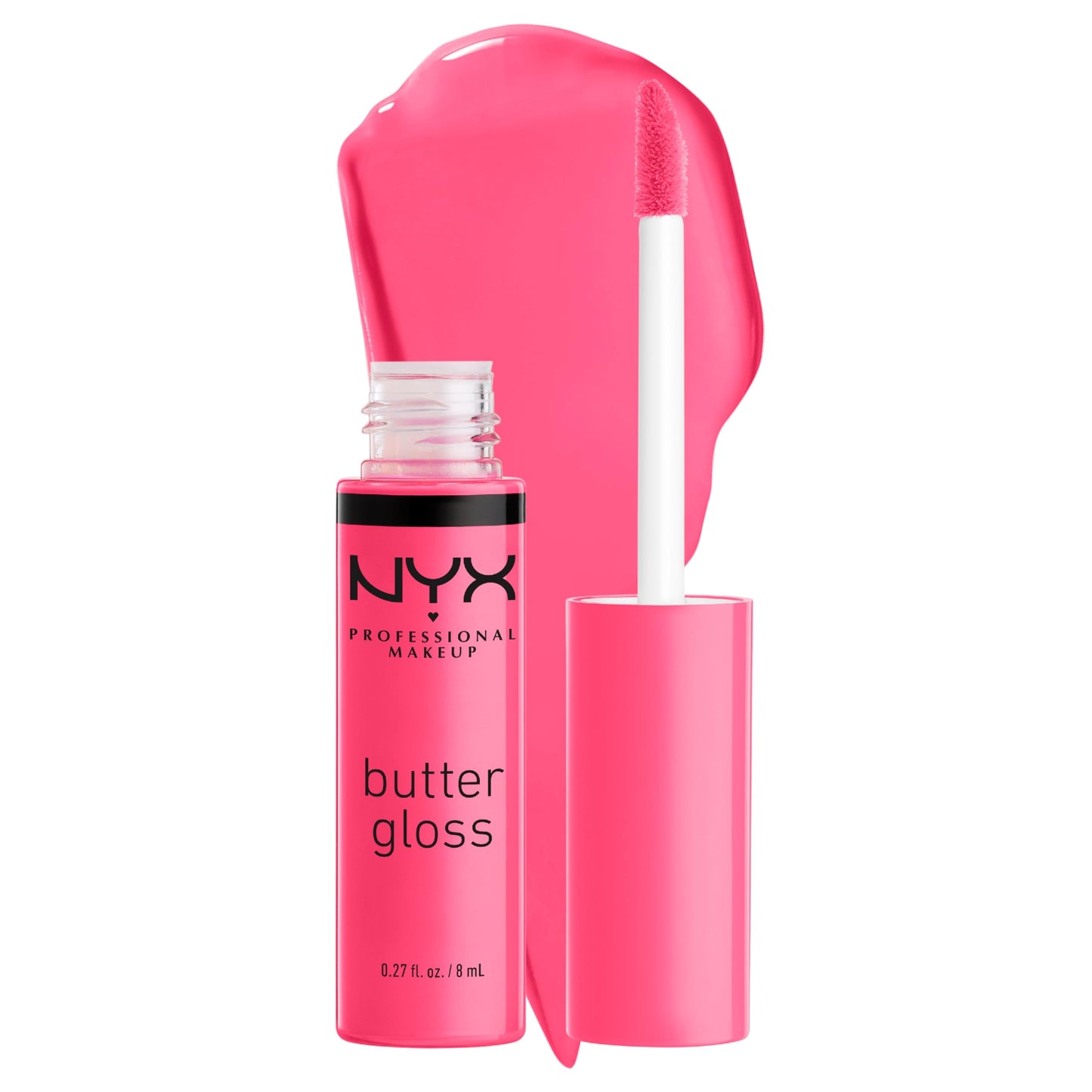 NYX PROFESSIONAL MAKEUP Butter Gloss, Non-Sticky Lip Gloss - Peaches & Cream (Pink Coral)