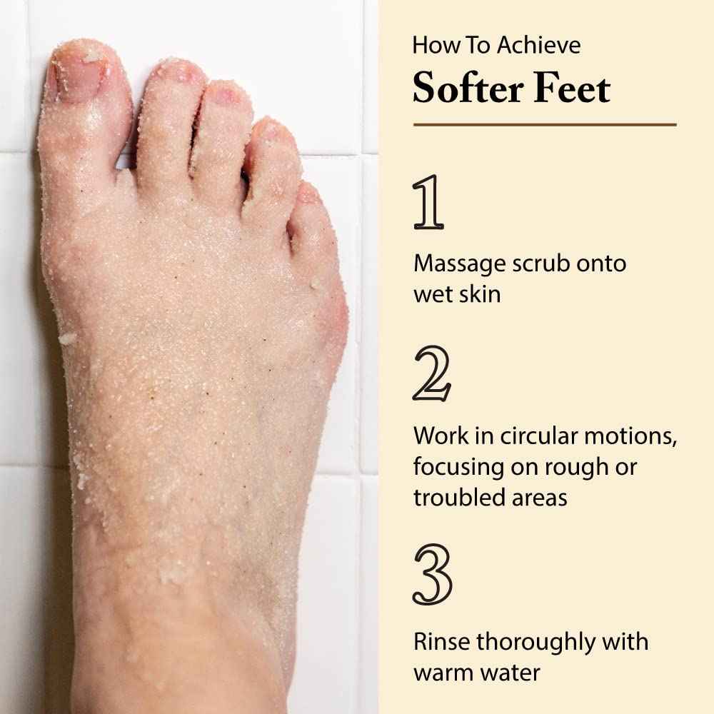 FootFitter Exfoliating Foot Care Kit with Sea Salt Scrub & Volcanic Pumice Stone, Smooth Calluses, Deep Clean, and Revive Rough Feet
