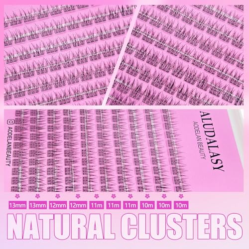 DIY Lash Extension Kit with C Curl Clusters & Invisible Band