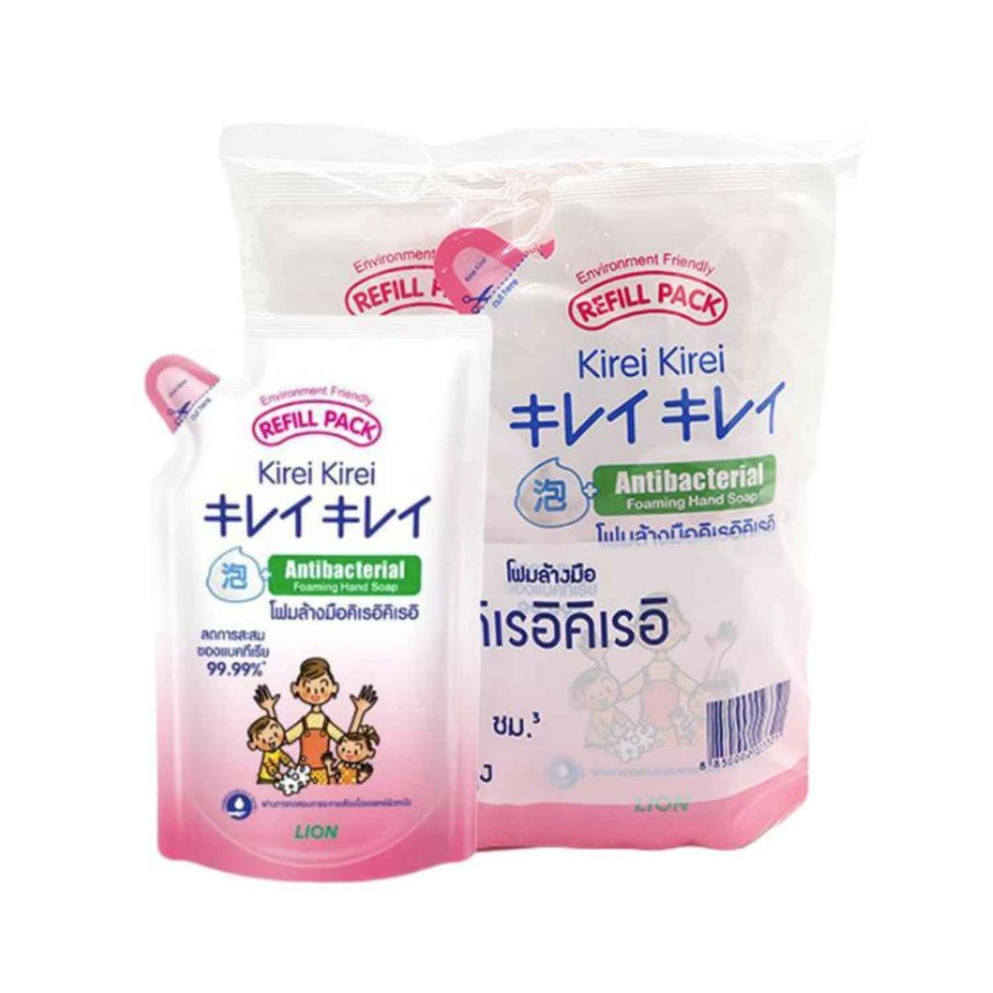 LION CORPORATION,TOKYO,JAPAN Kirei Kirei Foaming Hand Soap Refill 3x 200ml