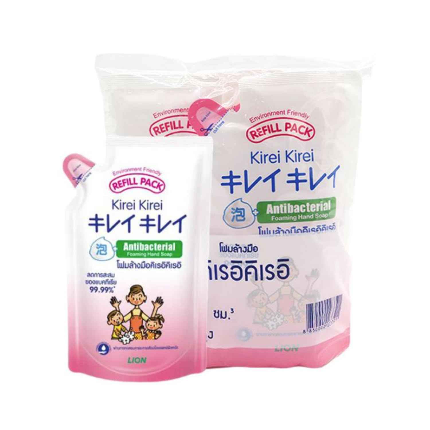 LION CORPORATION,TOKYO,JAPAN Kirei Kirei Foaming Hand Soap Refill 3x 200ml