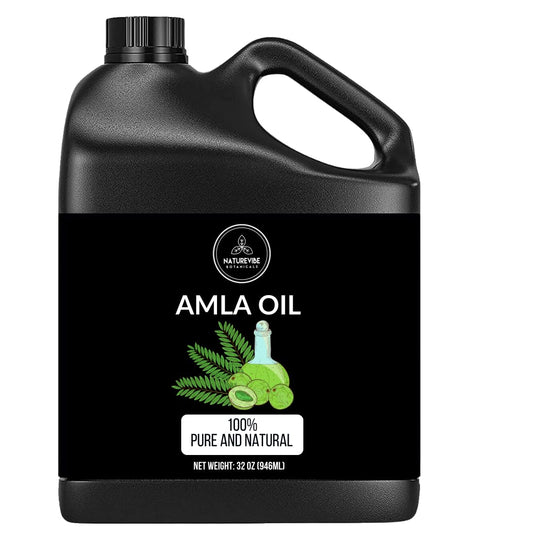 Naturevibe Botanicals Amla Oil 32 Ounces | 100% Pure and Natural | Great for Skin Care and Hair Care