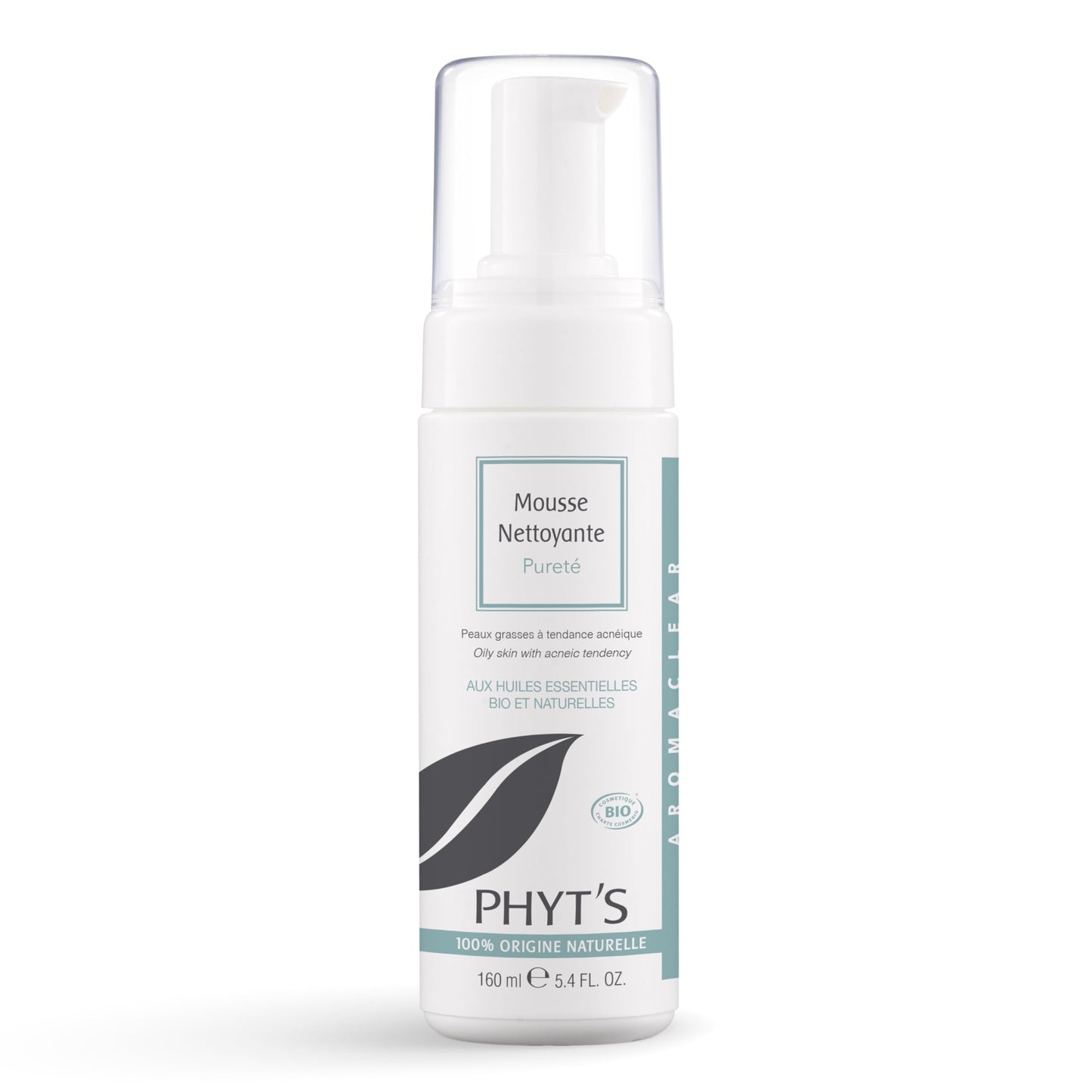 Phyt's Purity Cleansing Foam - Face Wash with Essential Oils - Soap-Free Face Cleanser with Astringent and Purifying Plant Extracts - 5.4 oz