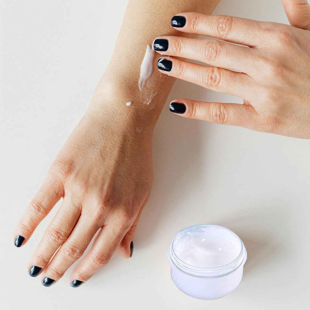 5 Pcs 10ml Small Travel Containers - Convenient Travel Jars for Creams, Travel Lotion Container, Travel Makeup Containers Essential Compact Size for Traveling