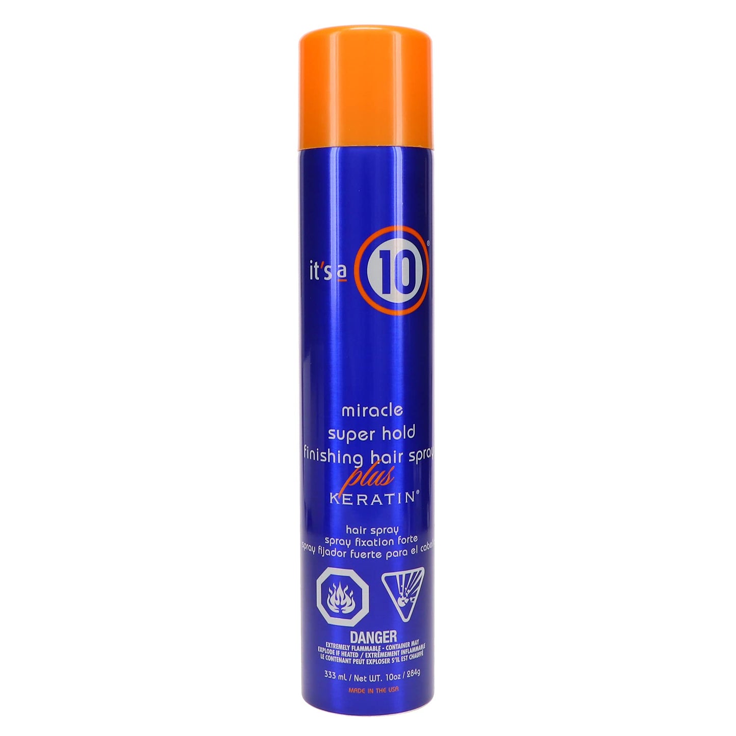 It's a 10 Miracle Super Hold Finishing Spray Plus Keratin, 10 oz (Pack of 2)