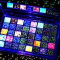 Fandamei 40-Color Glow in the Dark Glitter Kit for Face & Body