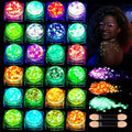 Teenitor Glow in Dark Body Glitter Gel - 24 Colors