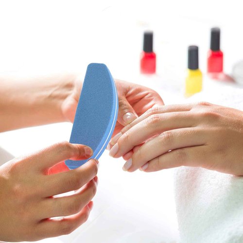 80 Count Mini Nail Buffers Kit, 100/180 Grit Buffing Blocks Small Nail Files for Acrylic and Natural Nails (Pack of 2)