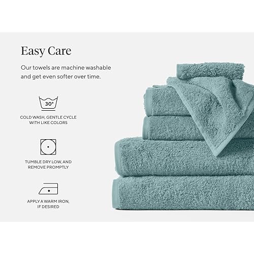Coyuchi Air Weight Organic Towels, Bath Sheet - Shadow (35" x 65")