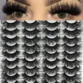 Mink Eyelashes 20MM Fluffy 3D Natural Look - 20 Pairs