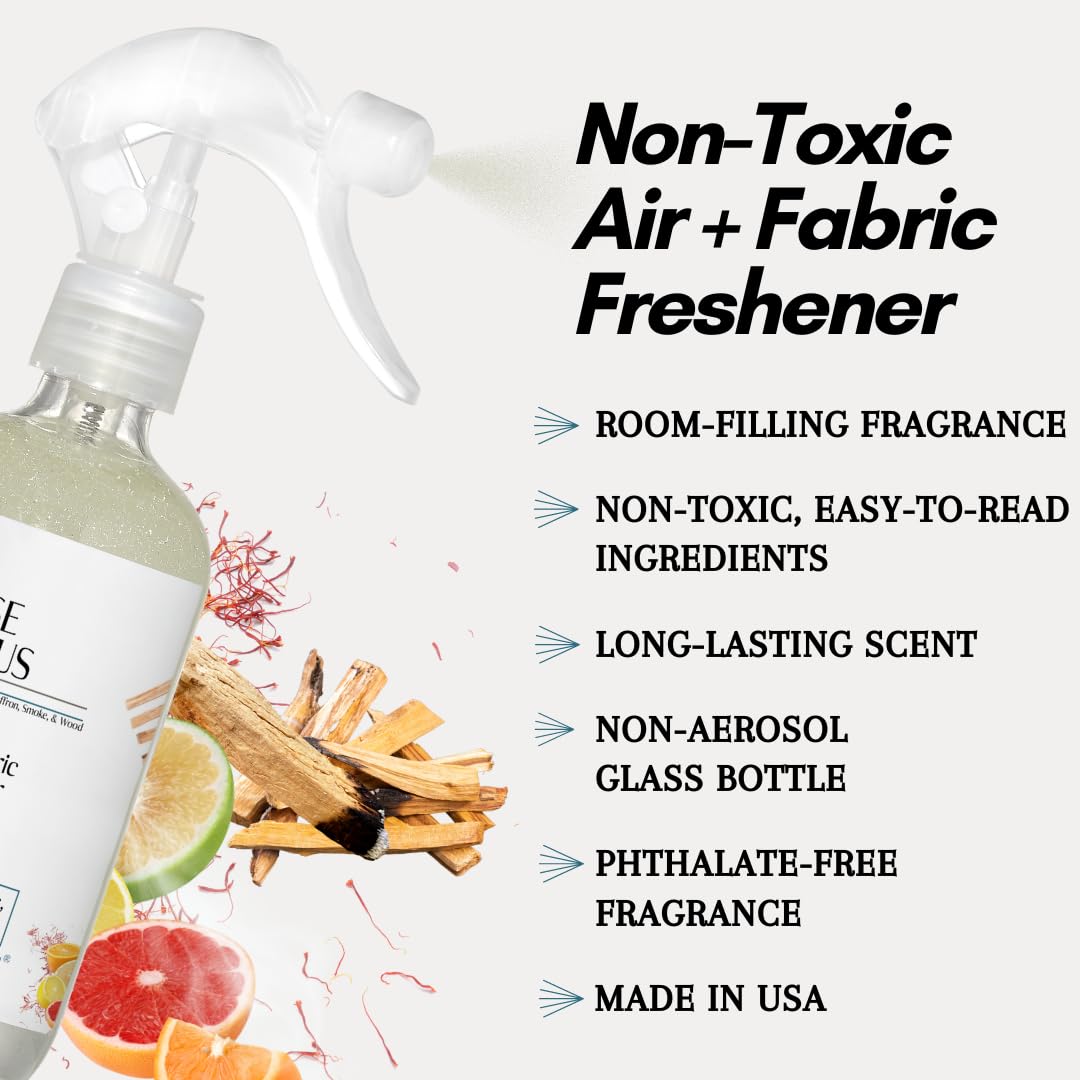 Halarosis All Natural Air + Fabric Fresheners, Highly Scented (8 fl oz) (Incense & Citrus)