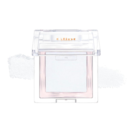 Glint Baked Blush (Cotton Melts, 0.08oz) - Long-Lasting, All-Day Face Blush Powder for a Natural Look. Korean Skin Care, Korean Makeup. Blendable Color for Eyes, Cheeks & Body.