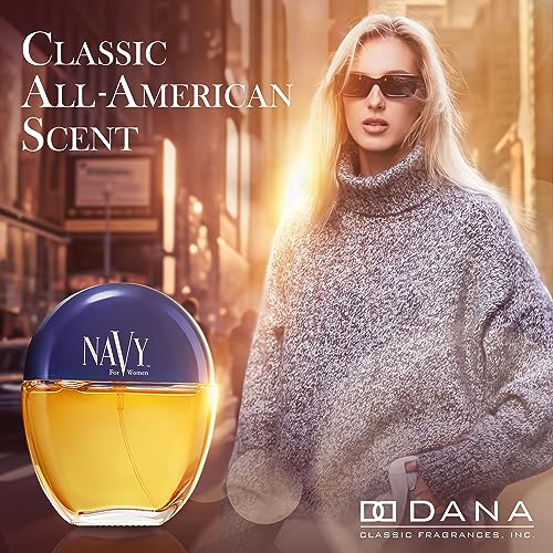 Dana Navy Cologne Spray for Women 1.5 Fl Oz - Classic Floral Fragrance