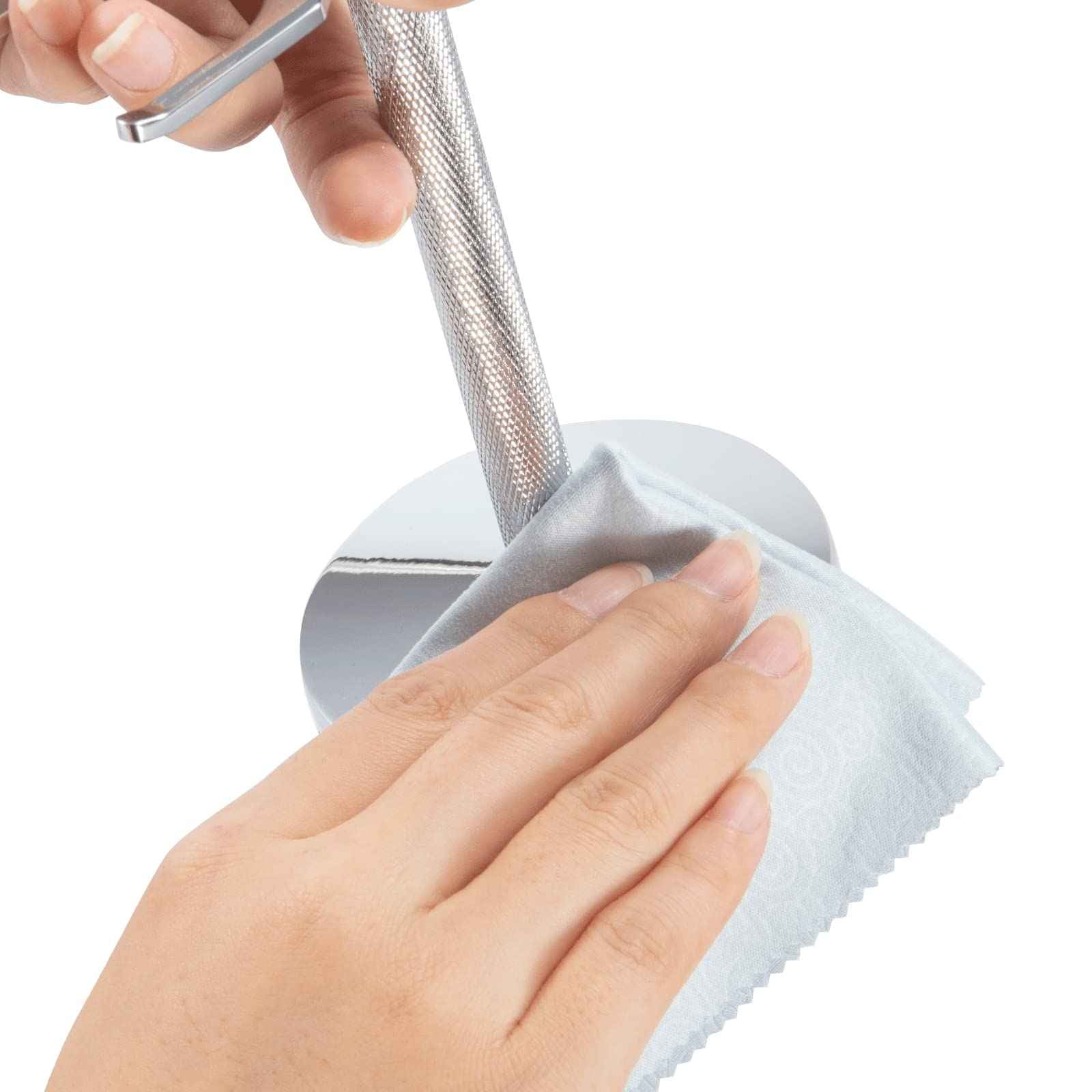 CHARMMAN Safety Razor and Shaving Brush Stand, Extra Wide Openings, Wider Base, Manly Look