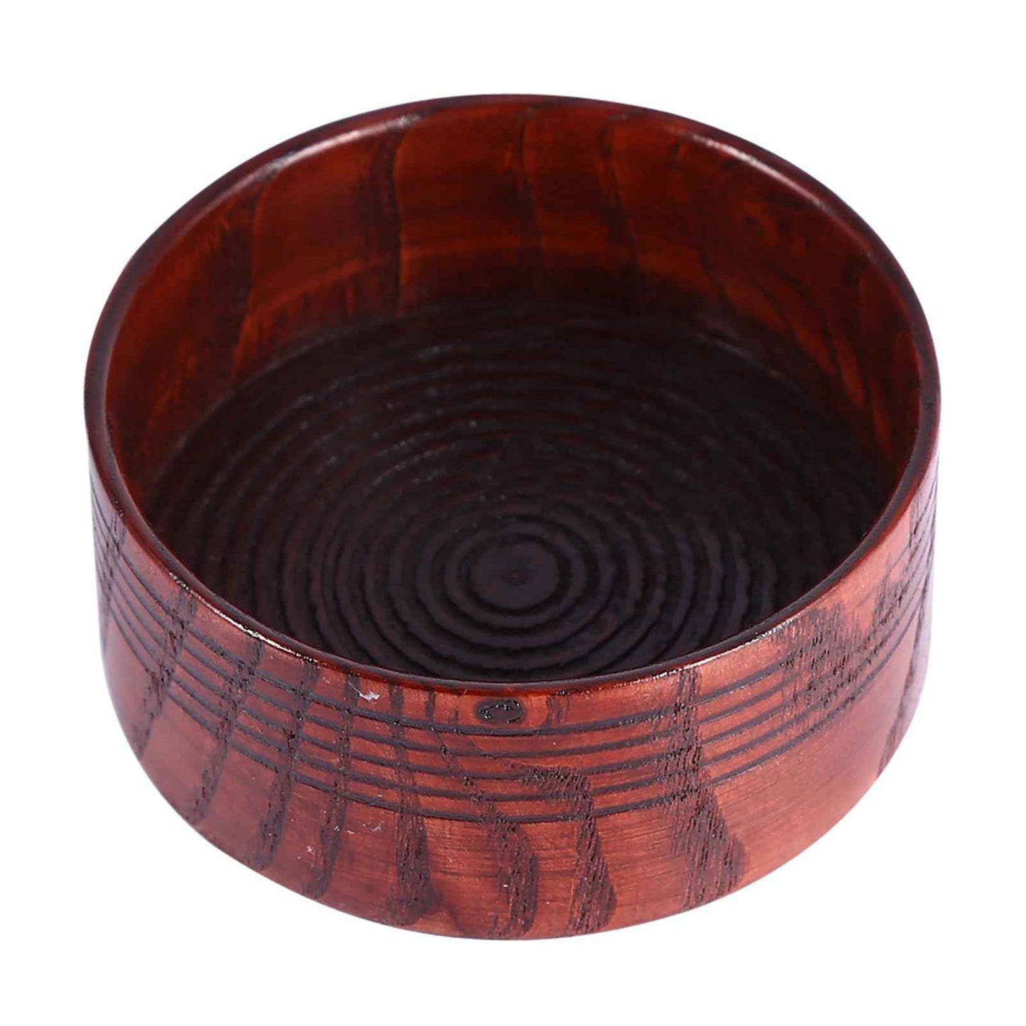 Saluaqui Wood Shaving Soap Bowl Cup Mug Tool, Man Shaver Cleansing Foam Round Lightweight Firm Environmental, Delicate Appearance, Good Mood When Shaving