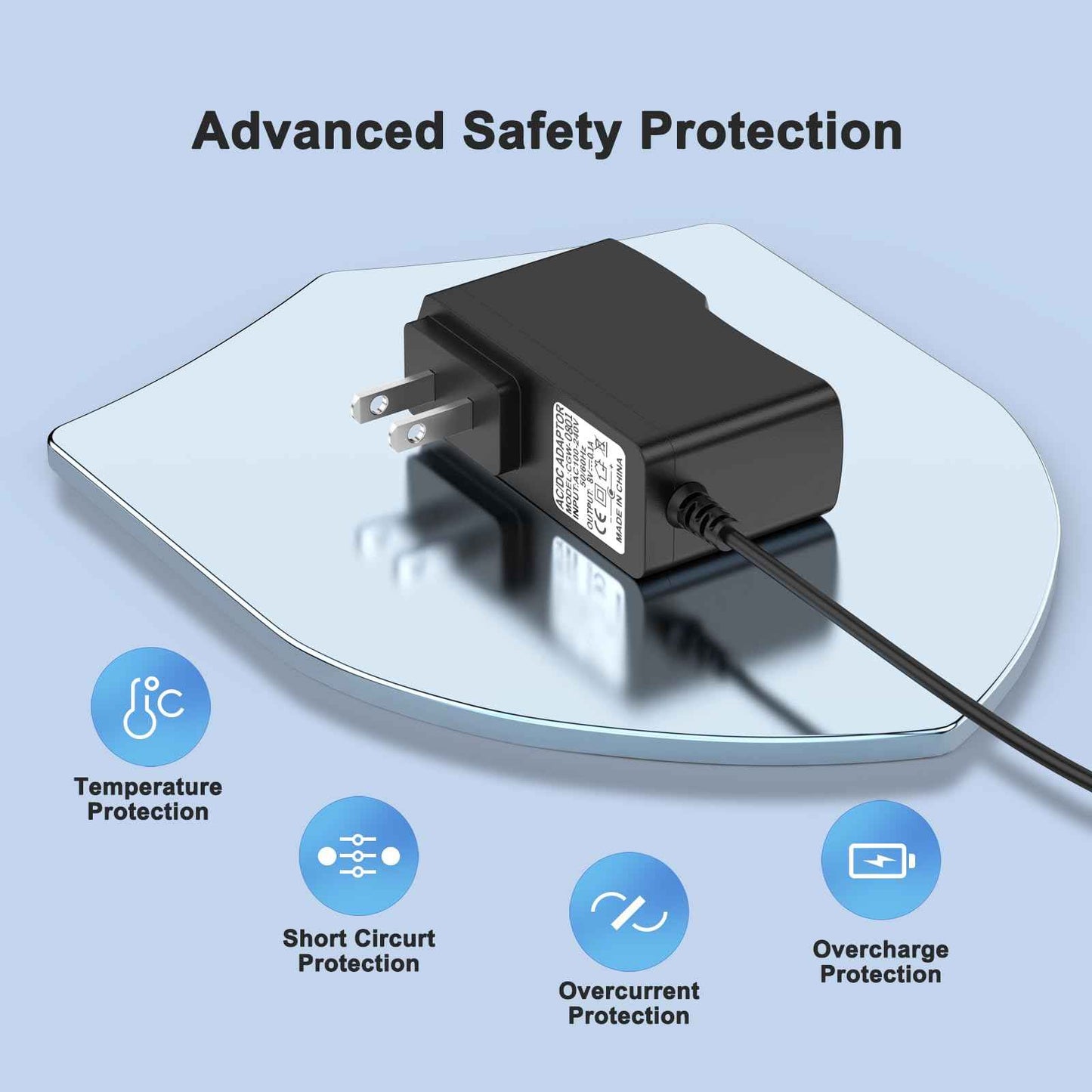 8V Charger Compatible with Philips Norelco HQ840 Multigroom Series 3000 MG3750 MG3750/10 MG3750/50 MG3750/60 MG3760 MG3760/50 Electric Shaver Razor Trimmer Power Supply