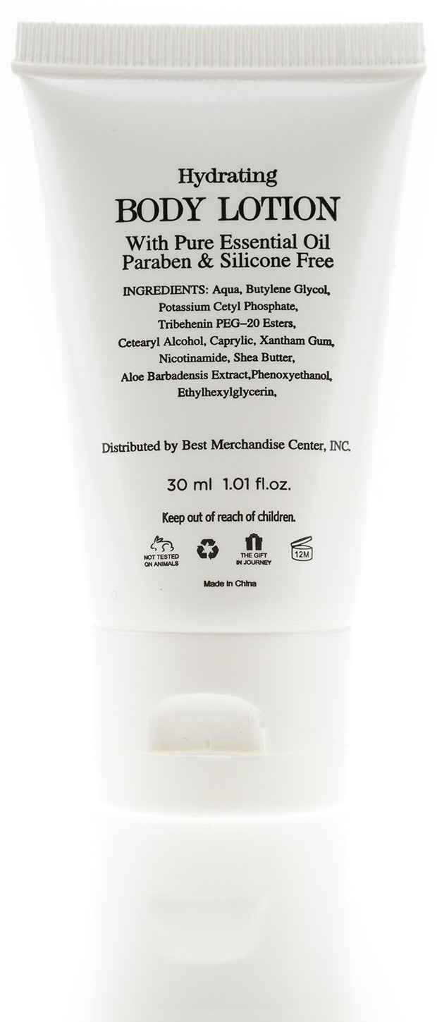 Travel Well Hotel Toiletry Kit - Coconut Body Wash & Lotion - Travel Shampoo & Conditioner Set - Bulk Hotel Toiletries - Pack of 25, 1 Oz Soap & 1 Fl Oz Shampoo, Conditioner, Body Lotion & Wash