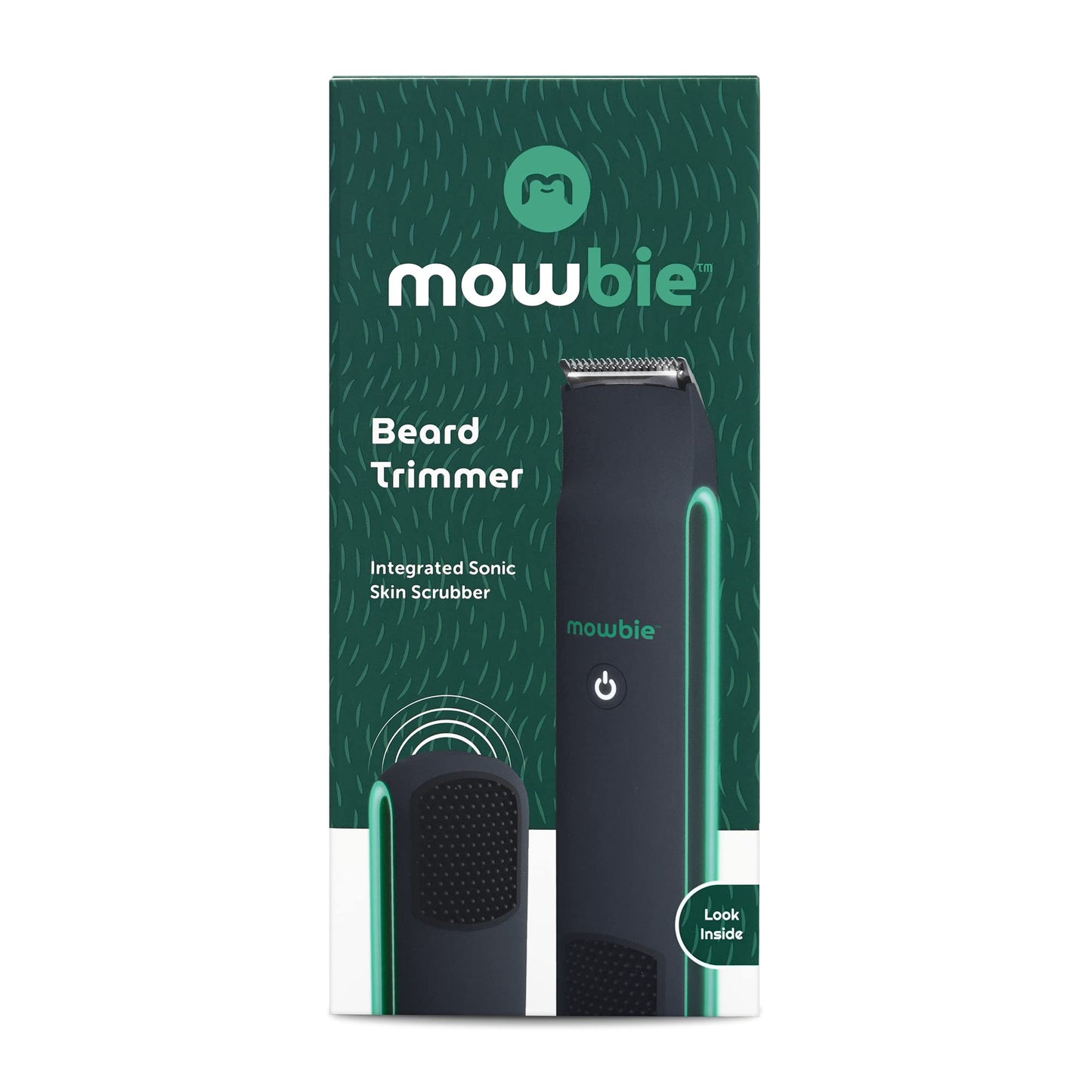 Mowbie Men's Beard Trimmer, Male Hair Clipper, Waterproof, Black (5004)