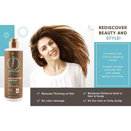 Scalp BB Anti-Aging Conditioner for hair loss, stimulating hair regrowth, protecting hair color Liter 33.8 oz