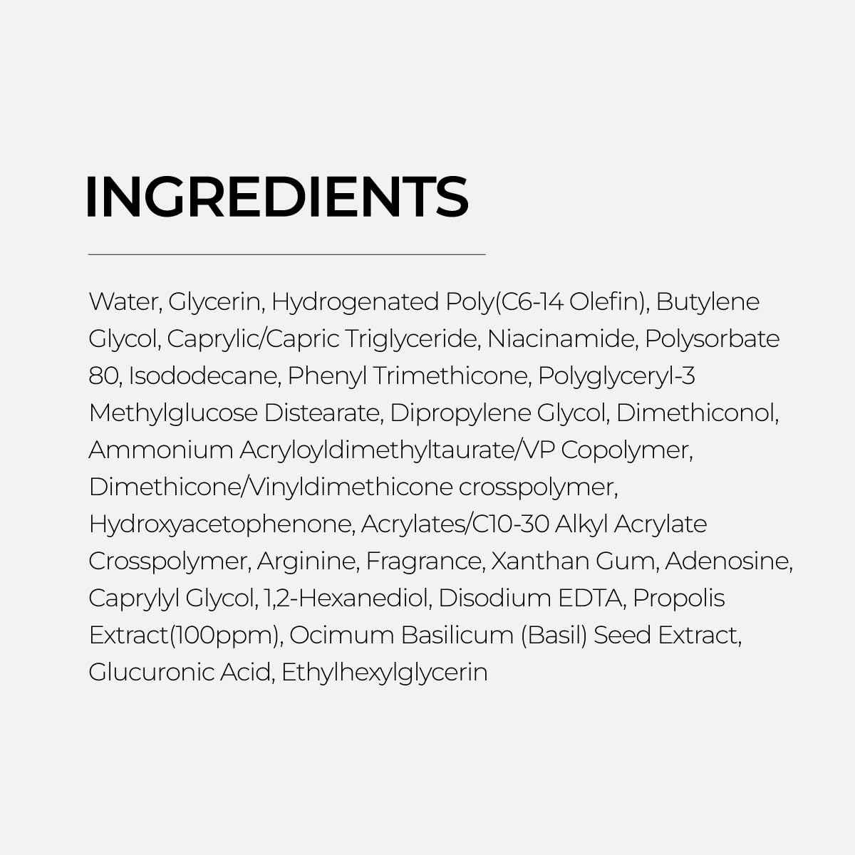 IZEZE PROPOLIS PBA Enrich Serum 1.01 fl.oz, 30 ml | Rich Nourishment for Glow Skin, Deep Hydration, Korean Skincare Niacinamide Serum, Skin Elasticity