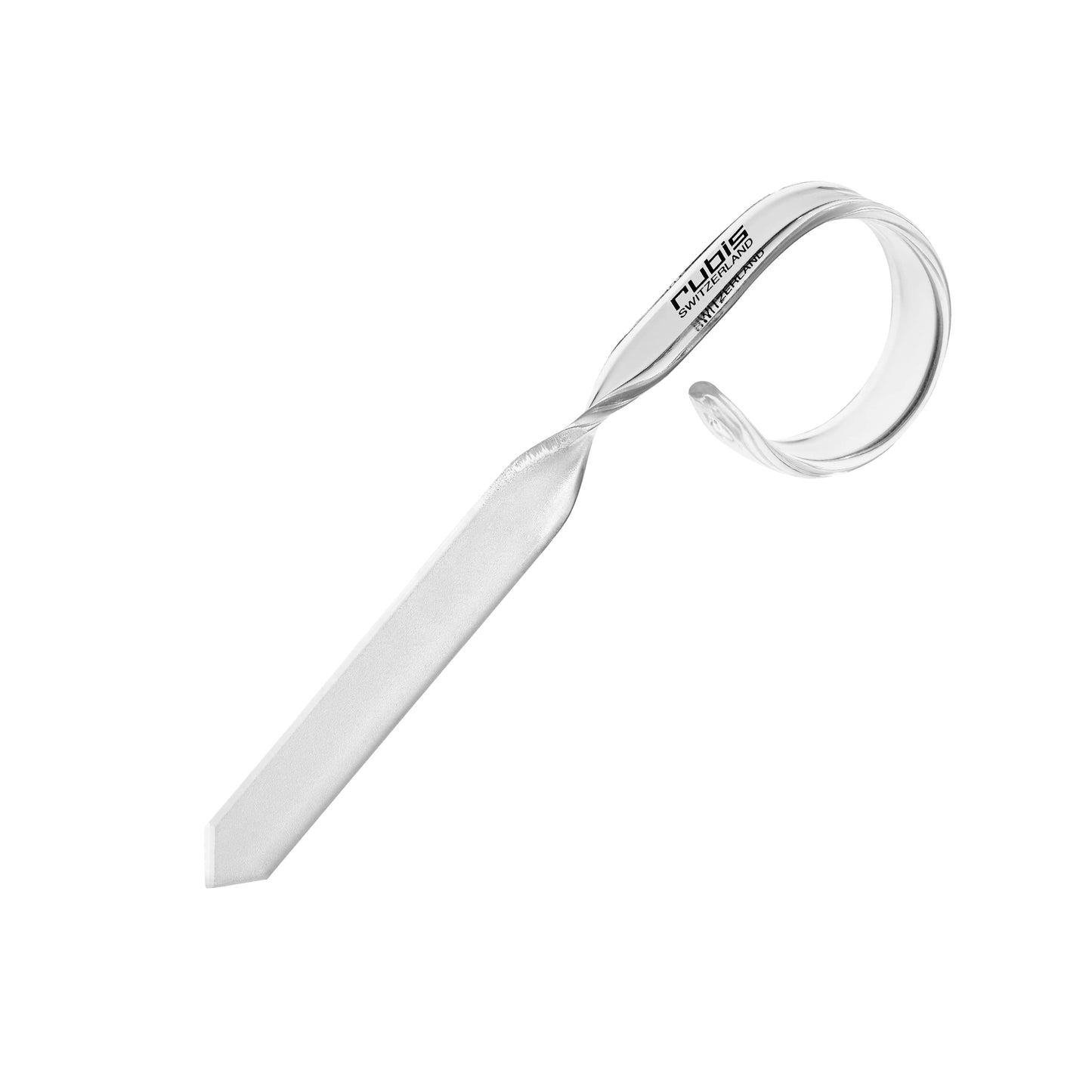 Rubis Twisted Glass Nail File for Shaping and Smoothing Finger and Toenails, 1K700GT, Made in Switzerland