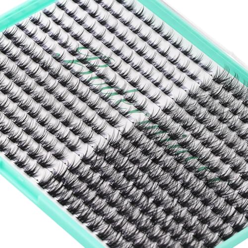 D Curl Lash Clusters 336pcs 10-12-14-16mm Wispy Eyelash Extensions