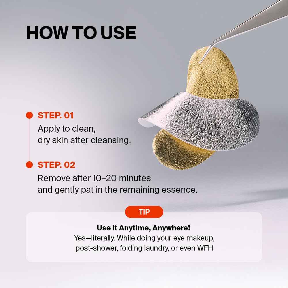 PURCELL L-Glutathione Brightening eye mask(6 pairs, 0.10oz)