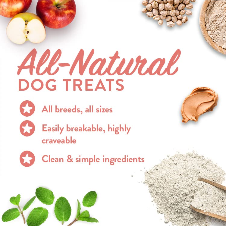 Portland Pet Food Company Healthy Dog Treats Vegan Variety Pack - Grain-Free, Human-Grade, Apple, Gingerbread, Pumpkin Dog Treats - Natural Dog Training Treats & Biscuits Made in the USA Only - 3-Pack