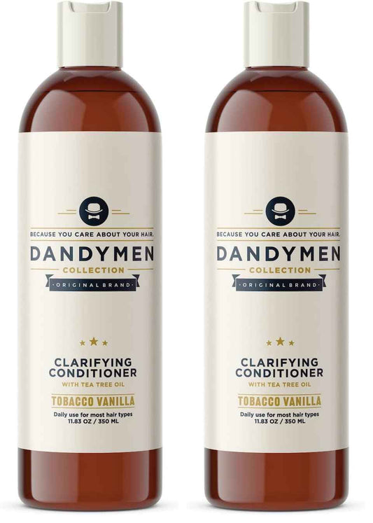 Dandymen Clarifying Conditioner with Tea Tree Oil 11.83 oz (Pack of 2)
