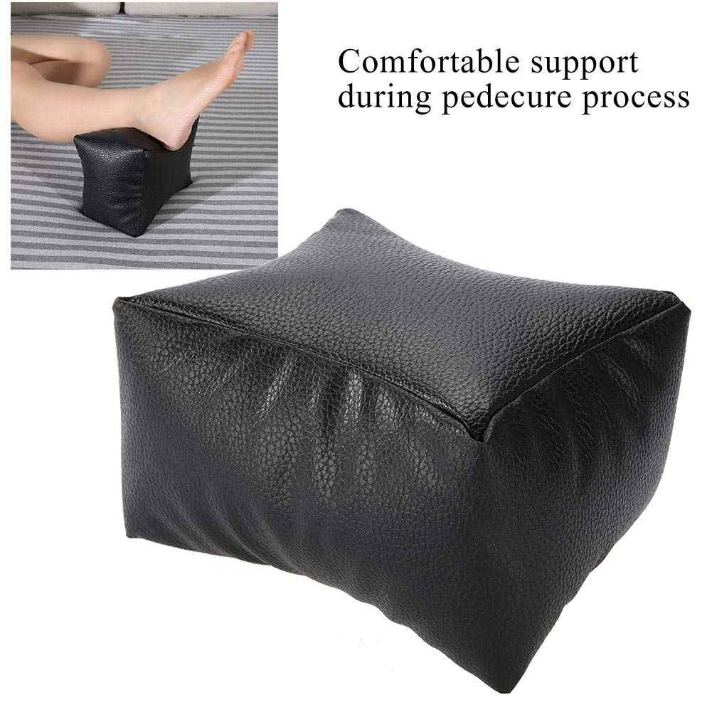 Hand Rest Cushion Pillow Nail Art Design, Hand Pillow Washable Soft PU Arm Rest Cushion Manicure Tool Salon Beauty Accessory (black)