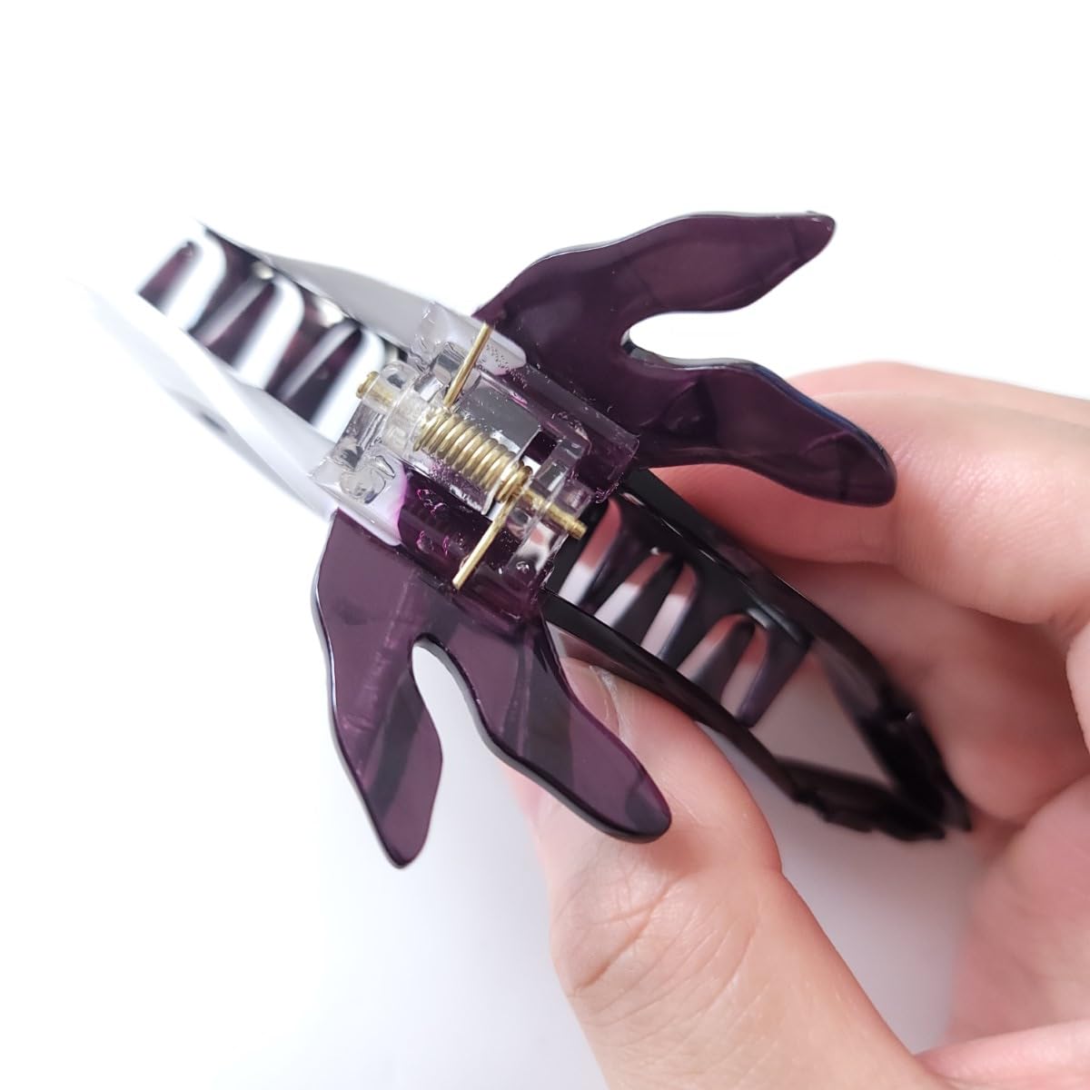 Purple Whale Claw Clip,Acetate Hair Clip,Small Hair Clips for Women