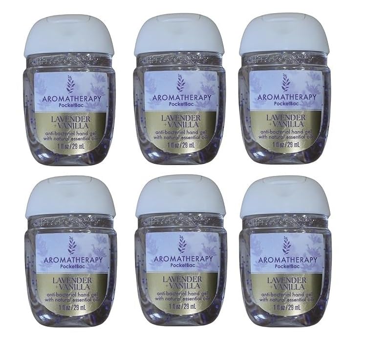 Bath & Body Works PocketBac Hand Gel 6-Pack (Lavender Vanilla)