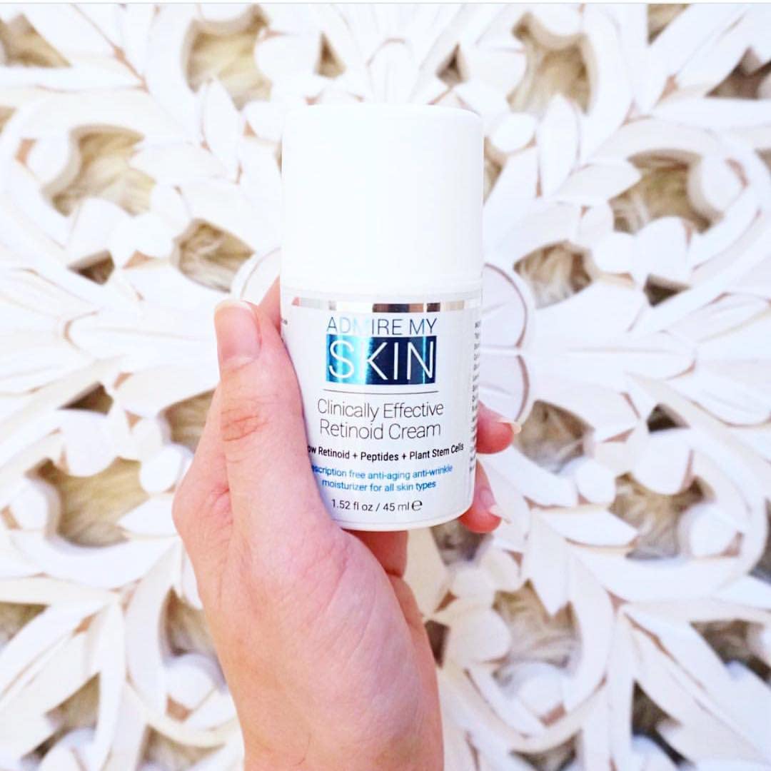 Admire My Skin Potent Retinoid Cream - Anti Aging Retinol Cream Moisturizer to Help Clear Acne Prone Skin, Eliminate Wrinkles and Provide You With That Healthy Youthful Glow