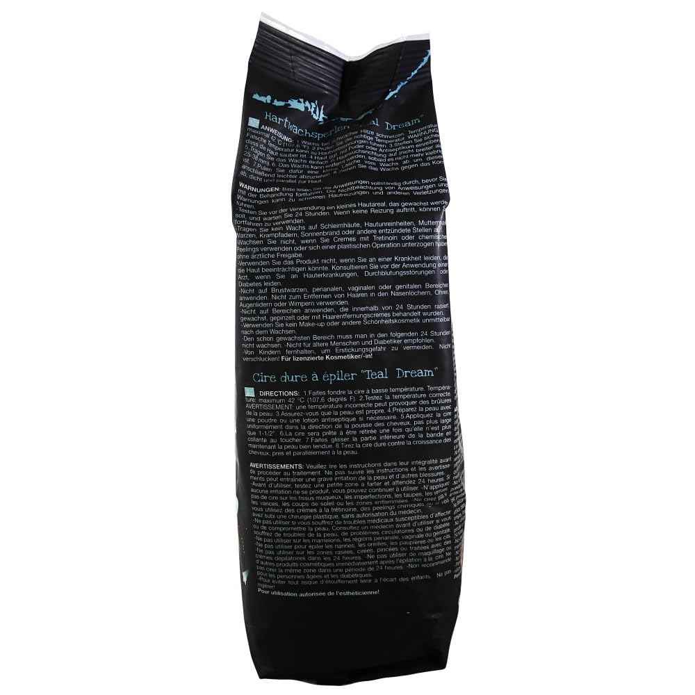 Waxness Teal Dream Rosin Free Glitter Hard Wax 2.2 lb 1 kg