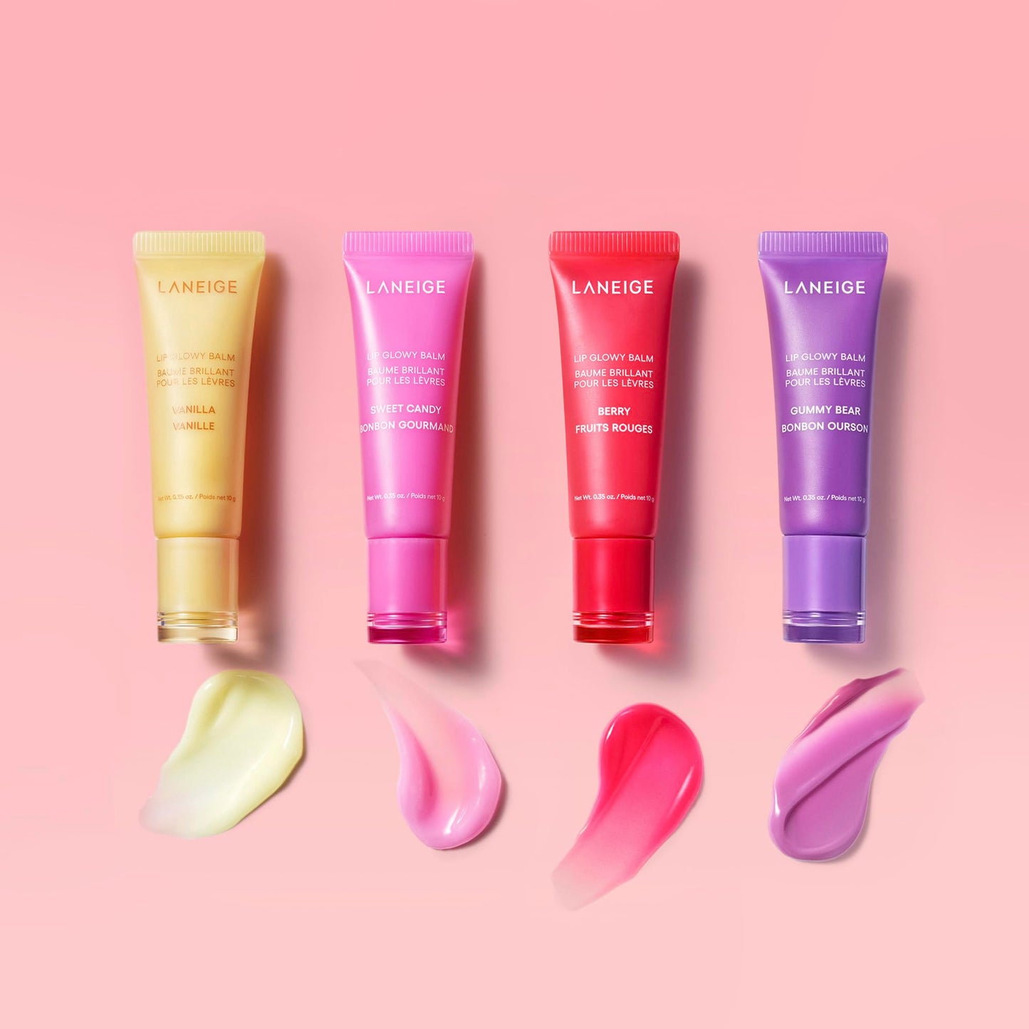 LANEIGE Lip Glowy Balm Sweet Candy: Hydrate, Glossy, Lightweight, Moisturize & Tint with Shea Butter