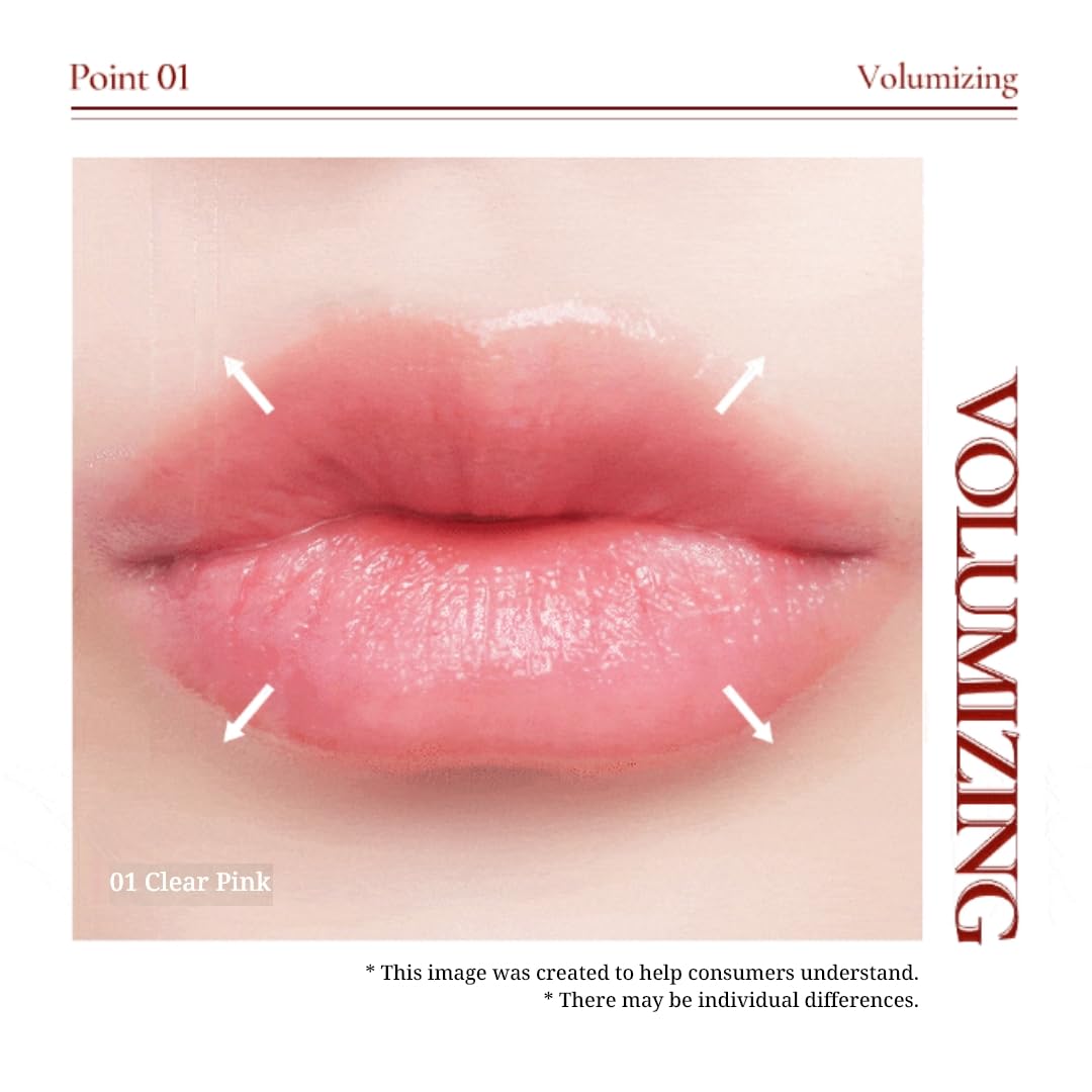 VINNE Plumping Glow Tint Lip Balm: Makeup Vegan-Certified by Italy's V-LABEL, 5-in-1 Function with (Midnight Rose)