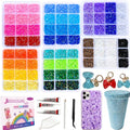 6 Boxes Rhinestone Kit - 56000pcs 3mm Flatback with Glue & Tools