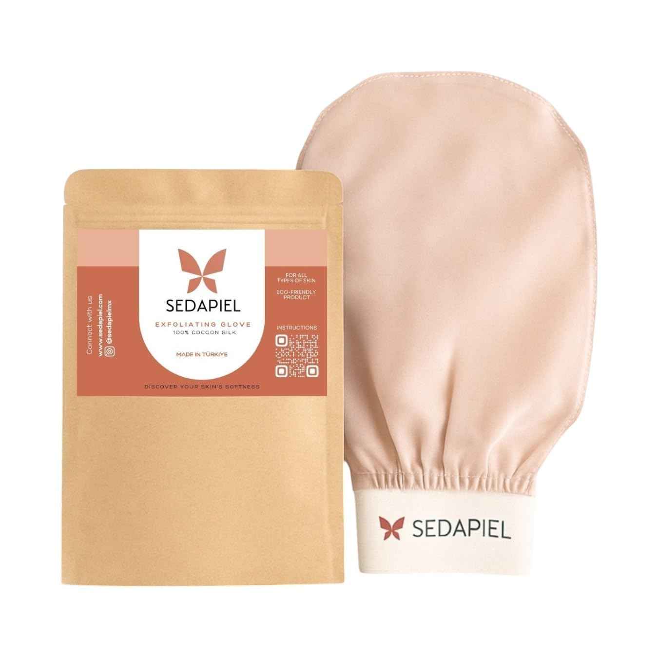 SEDAPIEL Luxury Turkish Silk Exfoliating Glove