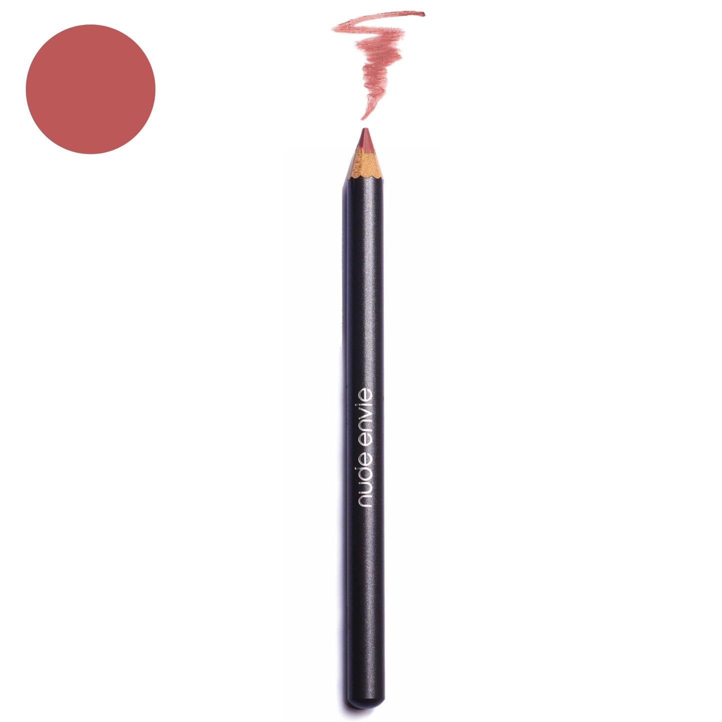 nude envie Lip Liner Pencil - Certified Vegan Lip Pencil - Cruelty-Free and Paraben-Free (Classy)